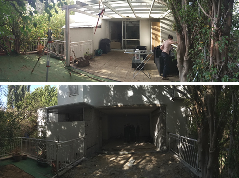 בתהליך: פתיחה והכנסת אור טבעי לדירה